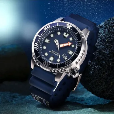 Mens Quartz Diving Watch